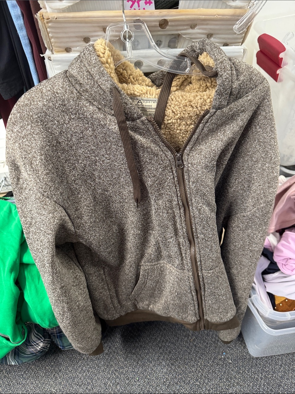 Seven apparel Sherpa lined sweatshirt M // 071214
